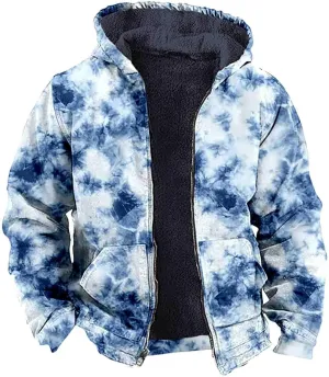 Mens Blazer Solid Color Warm Zipper Pocket Hooded Quilted Jacket Conceal Carry Jacket Mens Lightweight Jackets for