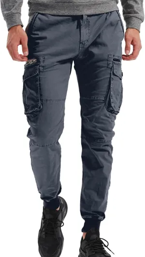 Mens Cargo Joggers Pants White Jeans Men Relaxed Fit Sweatpants Dress Pants Stacked Sweatpants Men Long Jogger