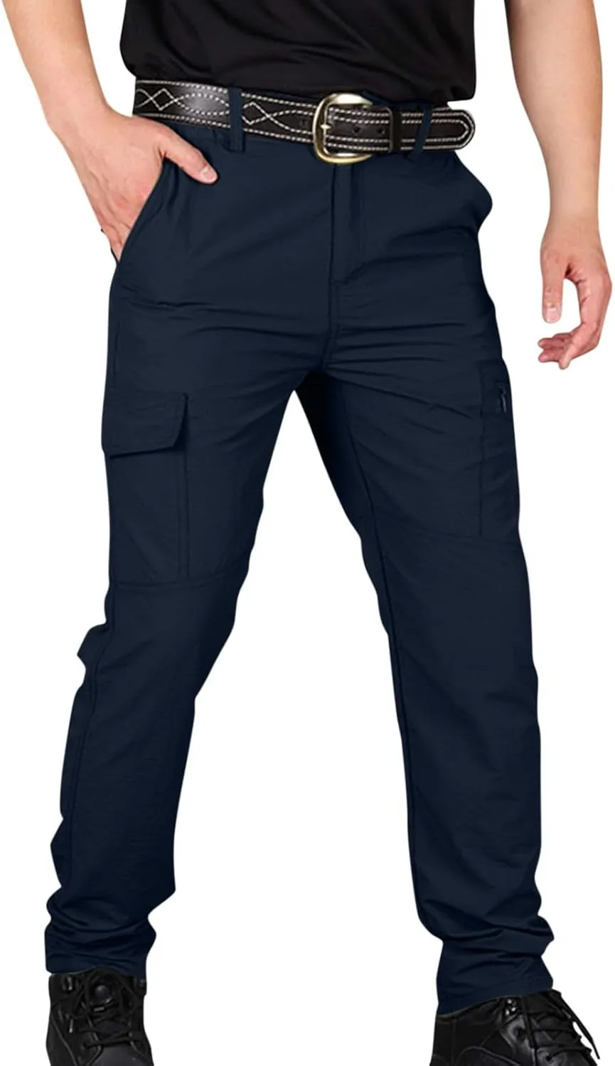 Mens Cargo Pants Heavyweight Summer Travel Outdoor Trendy 2025 Trousers Men