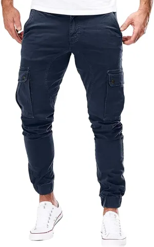 Mens Hiking Tactical Cargo Pants Outdoor Athletic Lightweight Army Work Outdoor Training Trousers with Pockets