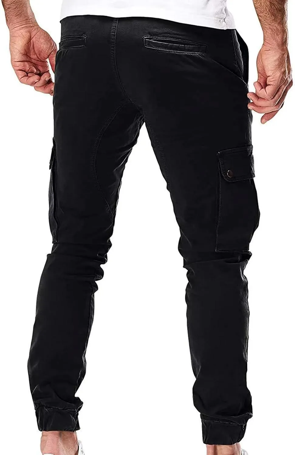 Mens Hiking Tactical Cargo Pants Outdoor Athletic Lightweight Army Work Outdoor Training Trousers with Pockets