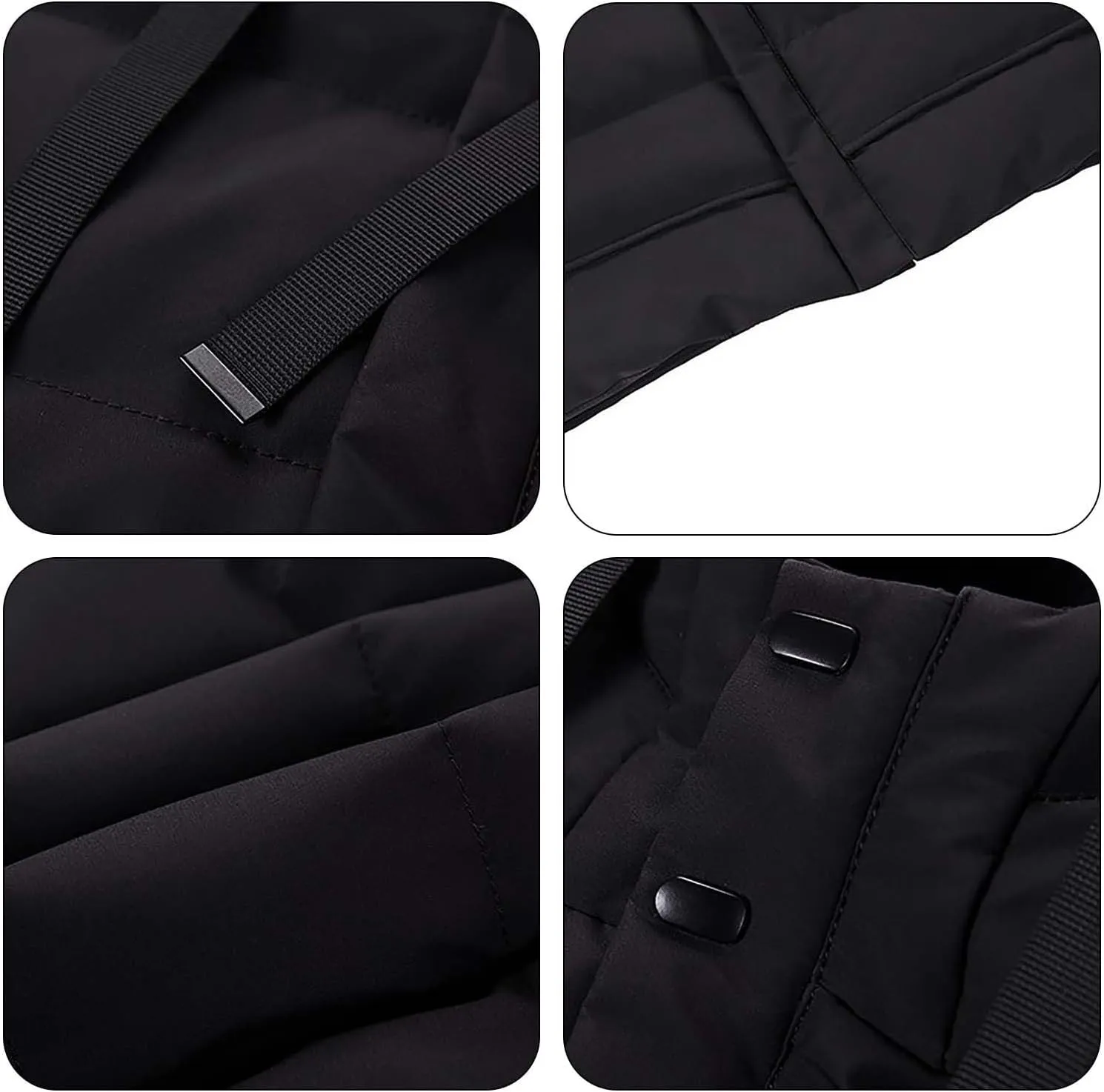 Men's Hooded Winter Coat Unisex Winter ThiWarm Down Jacket with Windproof Hooded Collar Winter Jacket Coat Mens