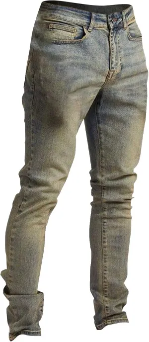 Mens Jeans Vintage Skinny Slim Fit Tapered Leg Denim Pants Casual Fashion Heavyweight Outdoor Hiking Classic Trousers
