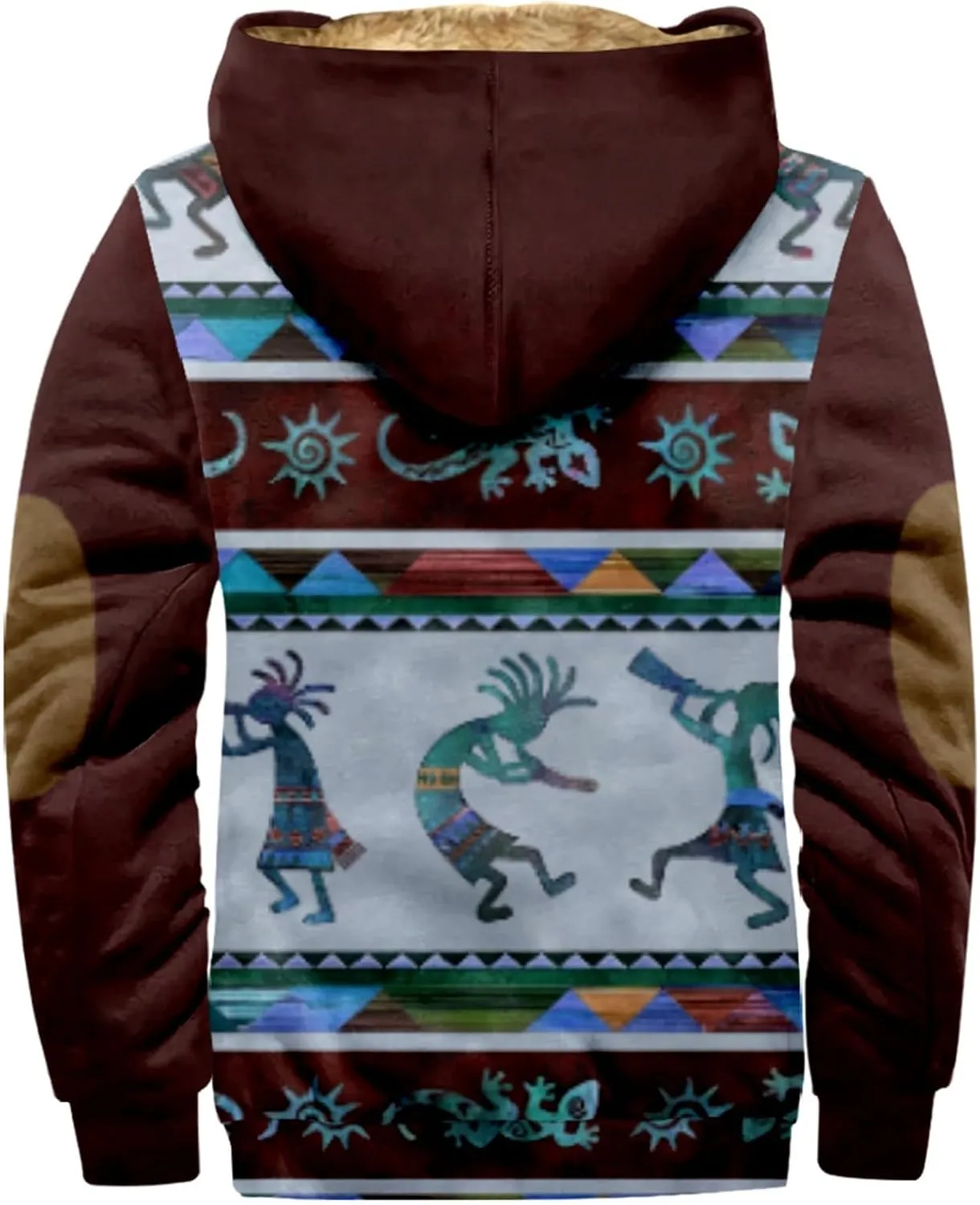 Mens Loose Novelty Sweatshirts Long Sleeve Zipper Hooded Solid Coat Novelty Sweatshirts for Men
