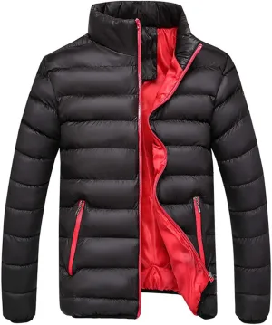 Men's Puffer Jacket Waterproof Winter Parka Warm Thicken Ski Coat Real Down Insulated Packable Puffer Jacket