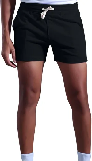 Mens Stretch Cotton Basic Athletic Running Shorts Quick Dry 5 Inches Gym Workout Shorts Training Sports Short Pants