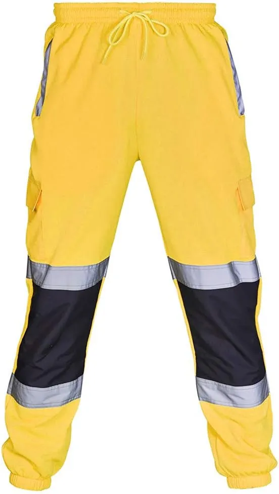 Mens Sweatpants Winter High Street Fashion Leisure Loose Sports Running Solid Color Lace Up Pants Athletic Loose