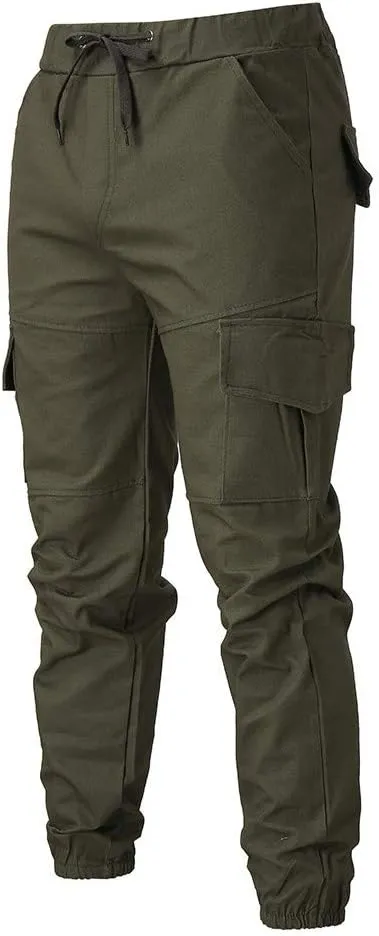 Mens Sweatpants Winter High Street Fashion Leisure Loose Sports Running Solid Color Lace Up Pants Athletic Loose