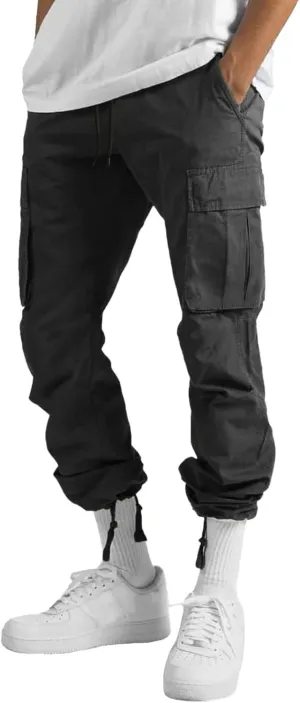 Mens Sweatpants Winter High Street Fashion Leisure Loose Sports Running Solid Color Lace Up Pants Athletic Loose