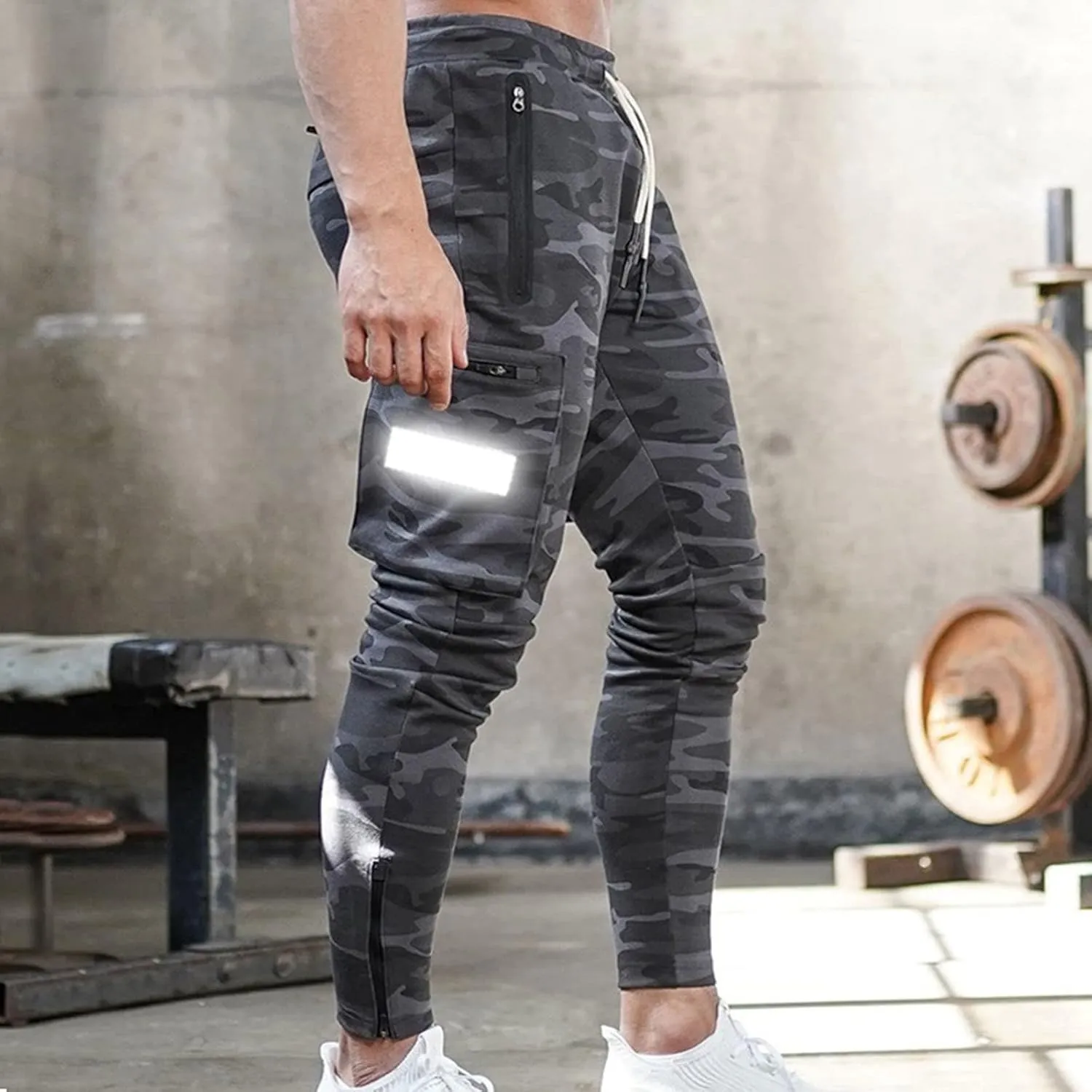 Mens Sweatpants with Pockets Big and Tall Athletic Jogger Pants Mens Baggy Fleece Sweatpants Athletic Workout Elastic