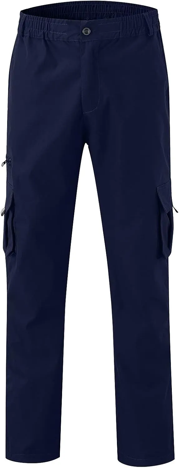 Mens Workout Cargo Sweatpants Casual Trousers Pants Sweatpants for Men with Pockets Men's Basic Active Tapered Jogger