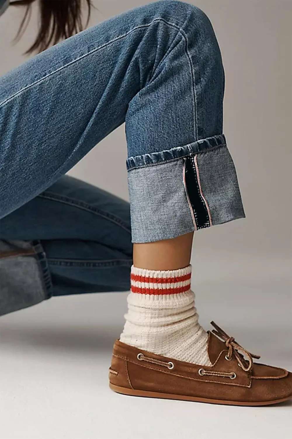 Mxiqqpltky Womens Mom Jeans High Waisted Baggy Boyfriend Jeans Y2k Straight Wide Leg Cuffed Hem Denim Pants Streetwear
