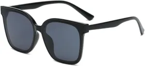 Oversize Sunglasses Retro Gradient Lens Big Frame Sun Glasses For Women Cateye Black Shade Vintage Eyewear UV400