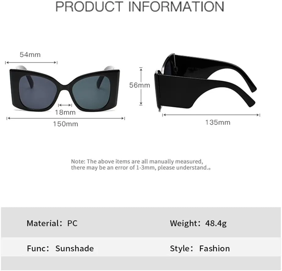 Oversize Vintage Cat Eye Sunglasses Women Small Frame Sun Glasses Female Retro Shades Fashion