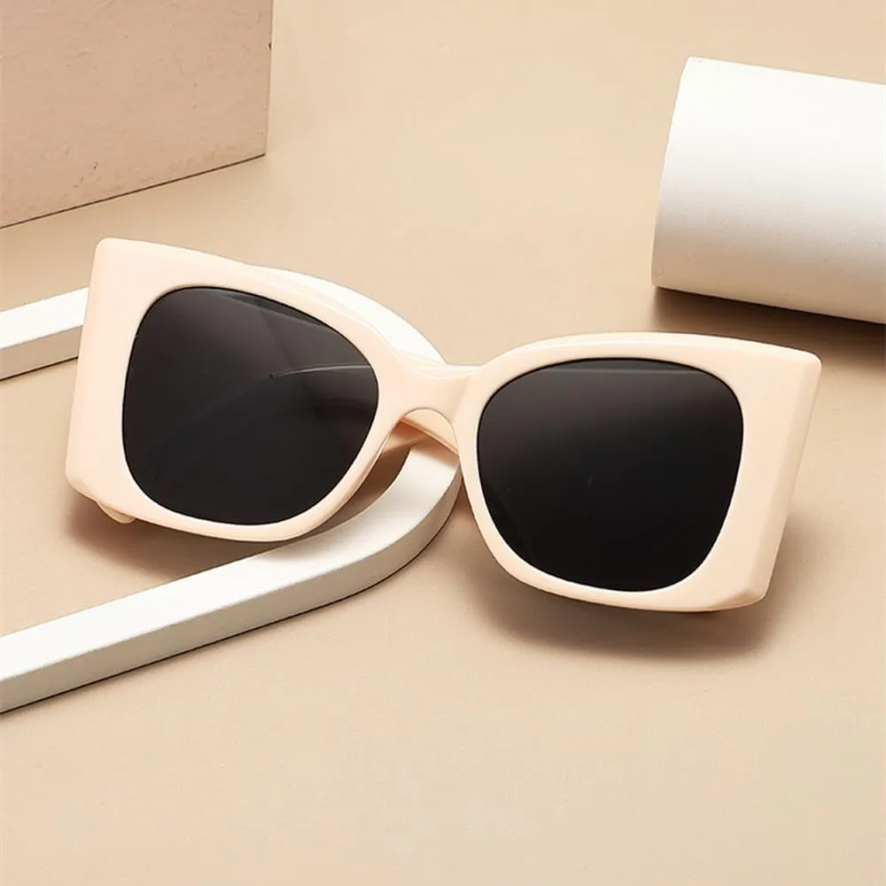 Oversize Vintage Cat Eye Sunglasses Women Small Frame Sun Glasses Female Retro Shades Fashion