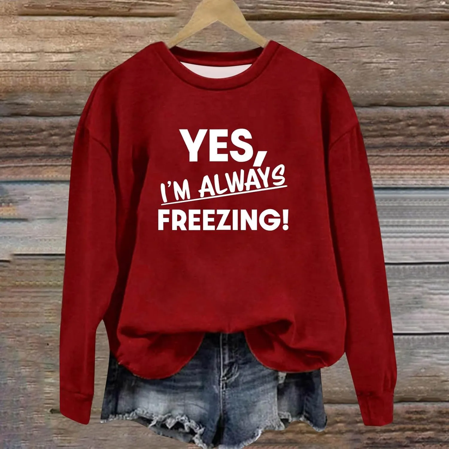 Oversized Sweatshirt for Women Fleece Crewneck Pullover Cozy Letter Print Sweatshirt Long Sleeve Fall Sweatshirts