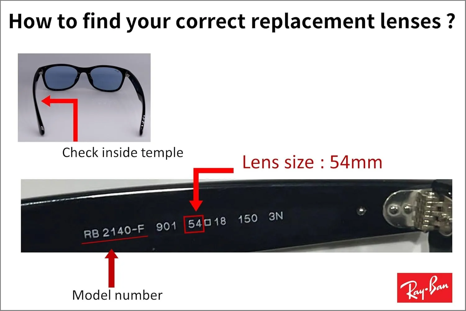 Polarized Replacement Lenses Compatible with Rayban Original Wayfarer RB2140-54mm Sunglasses - Crafted in USA -