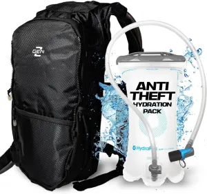 RaveRunner® Anti-Theft Hydration Backpack | Rave Hydration Pack, Festival Water Bag, Hydropack Rave, Rave Camelbak