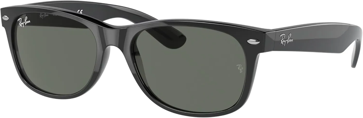 Ray-Ban New Wayfarer RB2132F Asian Fit Low Bridge Square Sunglasses for Men for Women   BUNDLE With DIW Kit