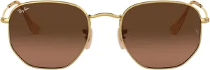 Ray-Ban Rb3548n Hexagonal Flat Lens Evolve Photochromic Sunglasses