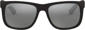Ray-Ban RB4165F Justin Low Bridge Fit Rectangular Sunglasses