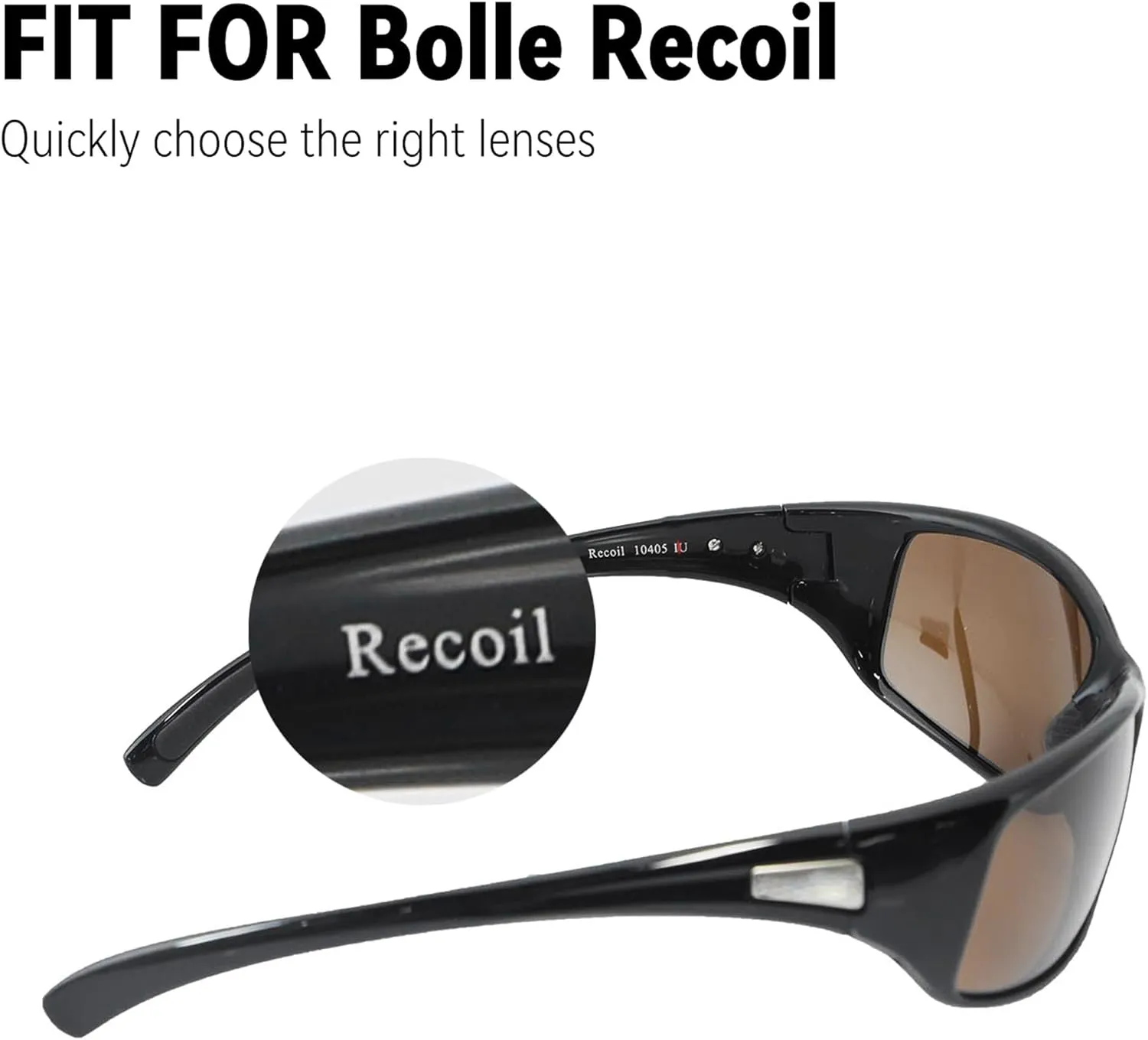 Replacement Lenses for Bolle Recoil Sunglasses