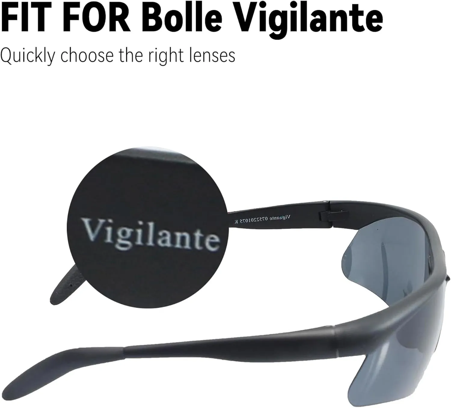 Replacement Lenses for Bolle Vigilante Sunglasses