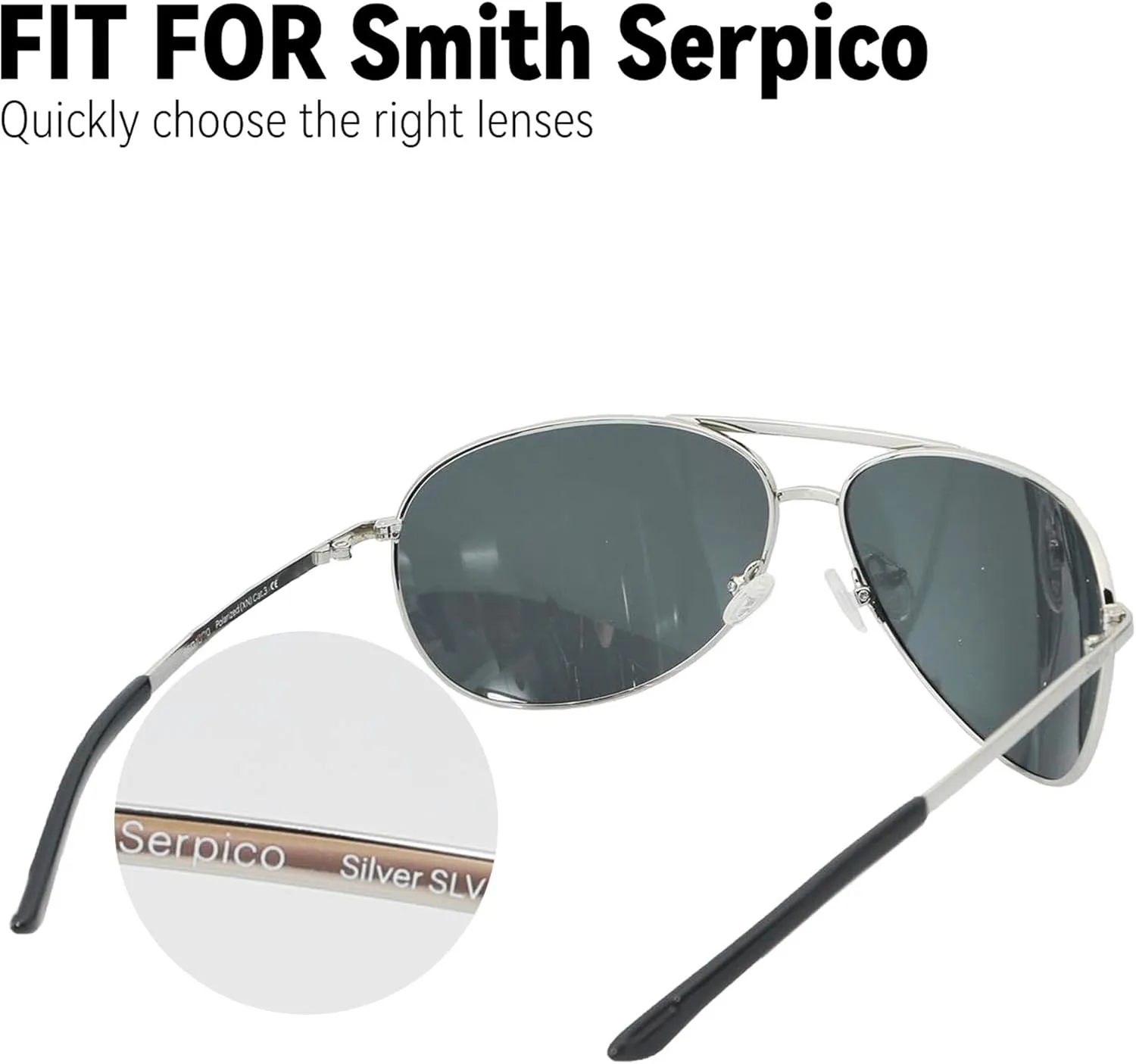 Replacement Lenses for Smith Serpico Sunglasses