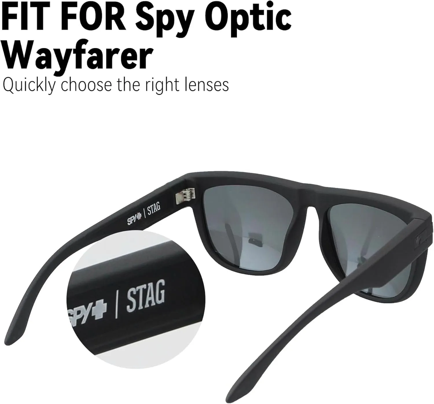 Replacement Lenses for Spy Optic Wayfarer Sunglasses