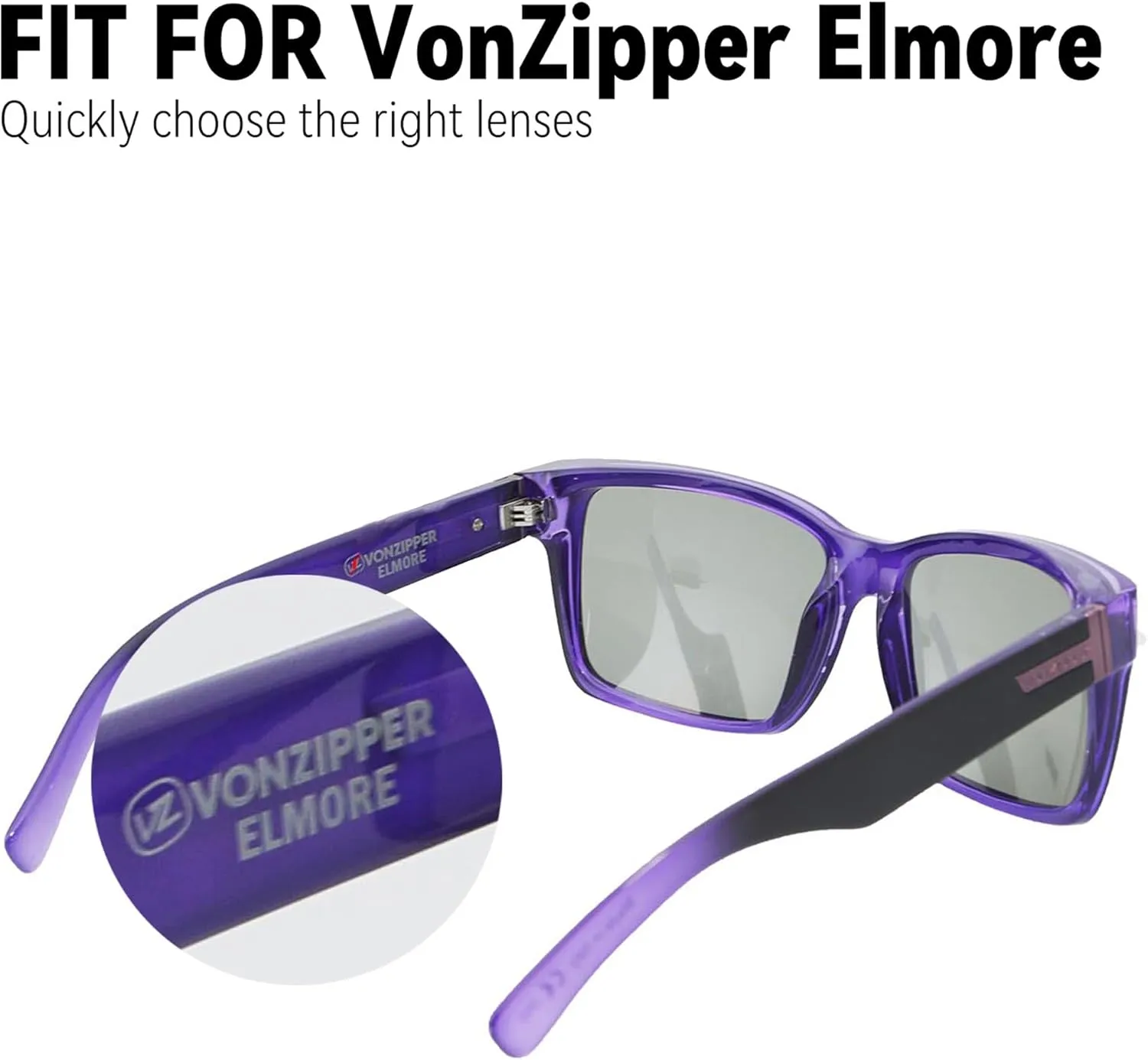 Replacement Lenses for VonZipper Elmore Sunglasses