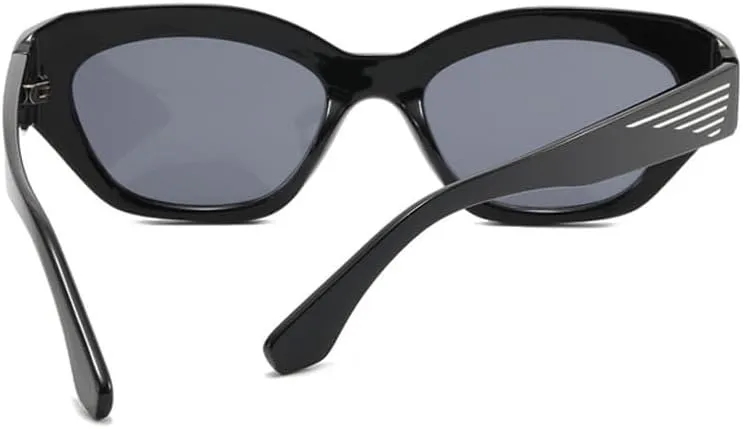 Retro Cat Eye Sunglasses Woman Vintage Black Small Frame Gradient Sun Glasses Female Fashion