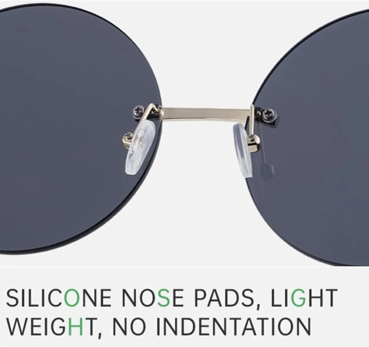 Round Sunglasses Women Luxury Vintage Frameless Glasses for Men Retro Punk Sunglass Steampunk