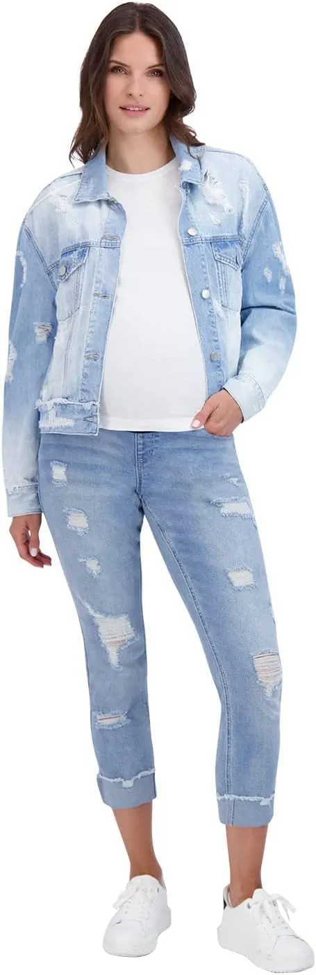 Savi Parker Women’s Maternity Jeans Over The Belly - Pregnancy Clothes for All Seasons, Maternity Pants