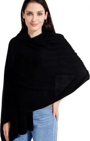 Soft Cashmere Blend Wrap Chic Scarf Stole for Women Wayfarer Travel Extra Large 87"x28"