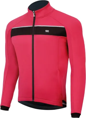Souke Sports Men's Winter Cycling Jacket, Windproof Water Resistant Thermal Windbreaker