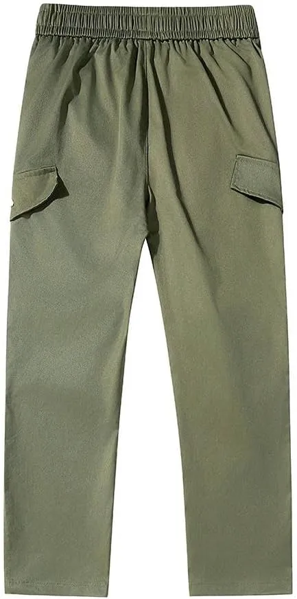 Spring and Autumn Pants Men's Overalls Straight Casual Pants Men Cargo Pants