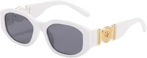 Steampunk Small Frame Sunglasses Men Women Luxury Fashion Glasses Shades Vintage
