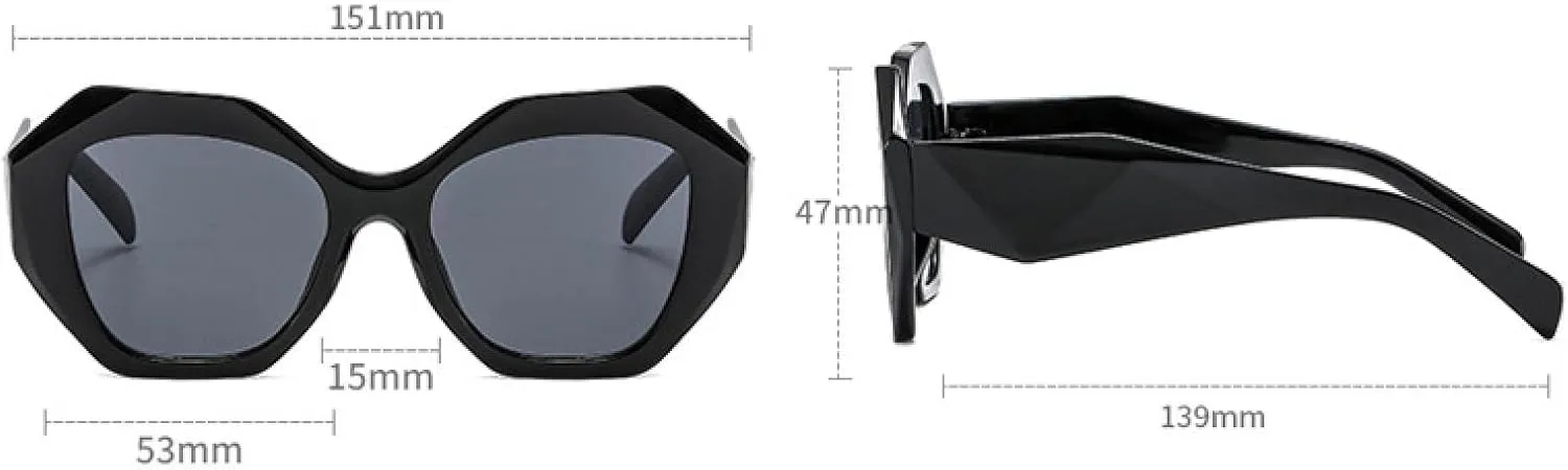 Sunglasses Women Fashion Punk Sun Glasses Female Purple Big Frame Glasses Men Vintage Gradient Eyewear
