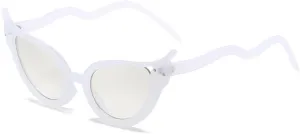 Vintage Cat Eye Black Color Sunglasses Women Men Fashion Ladies Punk Sun Glasses Female Trending Shades UV400 Eyewear