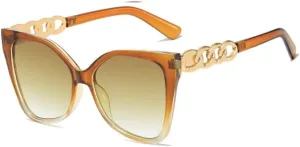Vintage Cat Eye Sunglasses Women Gradient Color Frame Shades Luxury Sun Glasses Eyewear UV400