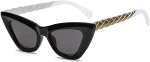 Vintage Cat Eye Sunglasses Women Retro Steampunk Sun Glasses Female Shades Punk Gradient Eyewear