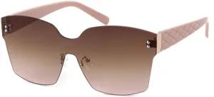 Vintage Fashion Frameless Sunglasses Women Trendy Purple One Piece Len Rimless Sun Glasses