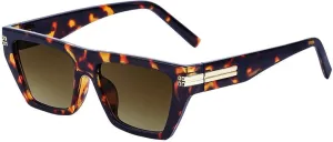 Vintage Rectangular Sunglasses Women Luxury Flat Top Sun Glasses Men Unisex