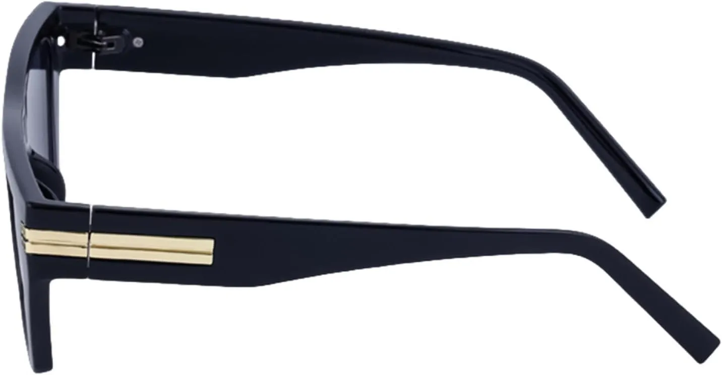 Vintage Rectangular Sunglasses Women Luxury Flat Top Sun Glasses Men Unisex