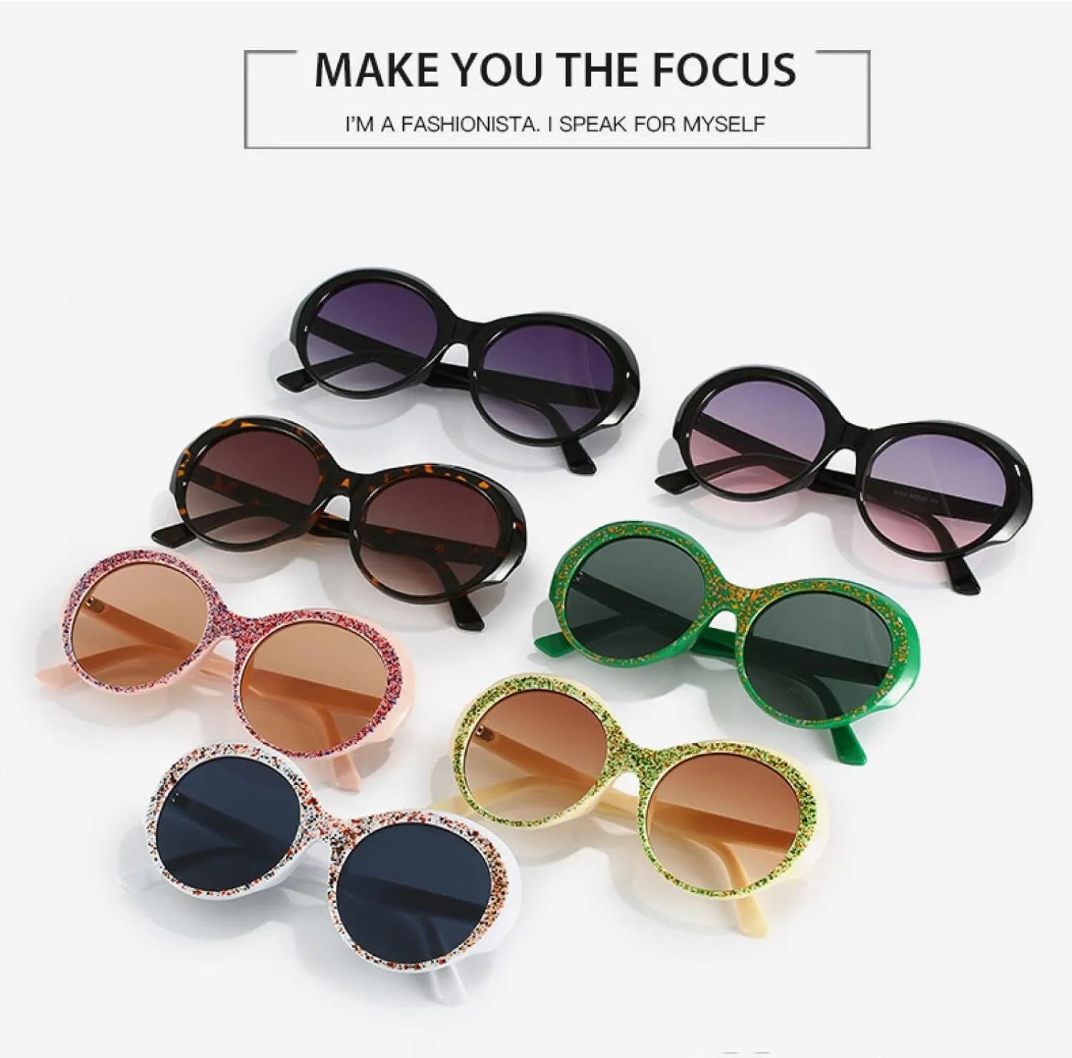 Vintage Round Sunglasses Women Men Luxury Sun Glasses for Female Trendy Street Photography Shades Uv400