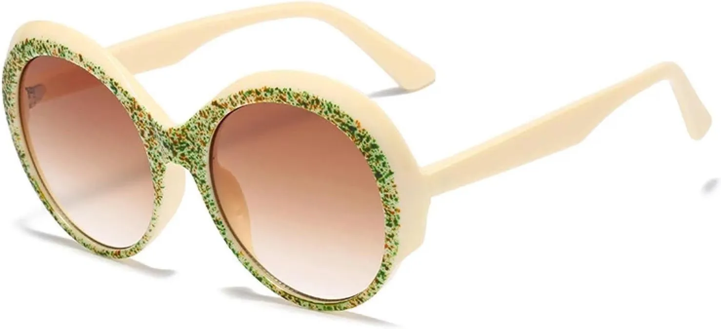 Vintage Round Sunglasses Women Men Luxury Sun Glasses for Female Trendy Street Photography Shades Uv400