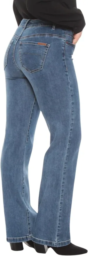 WADOS( Bootcut Jeans for Women, High Waisted, Classic Fit - Stretchy, Comfy Women’s High Rise Flare Jeans - Denim Pants