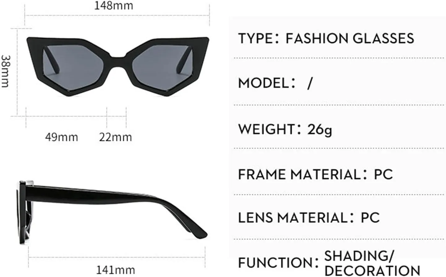 willochra Vintage Square Sunglasses Women Trendy Fashion Polygon Female Sunglasses Eyewear Luxury Cat Eye Shades for Ladies