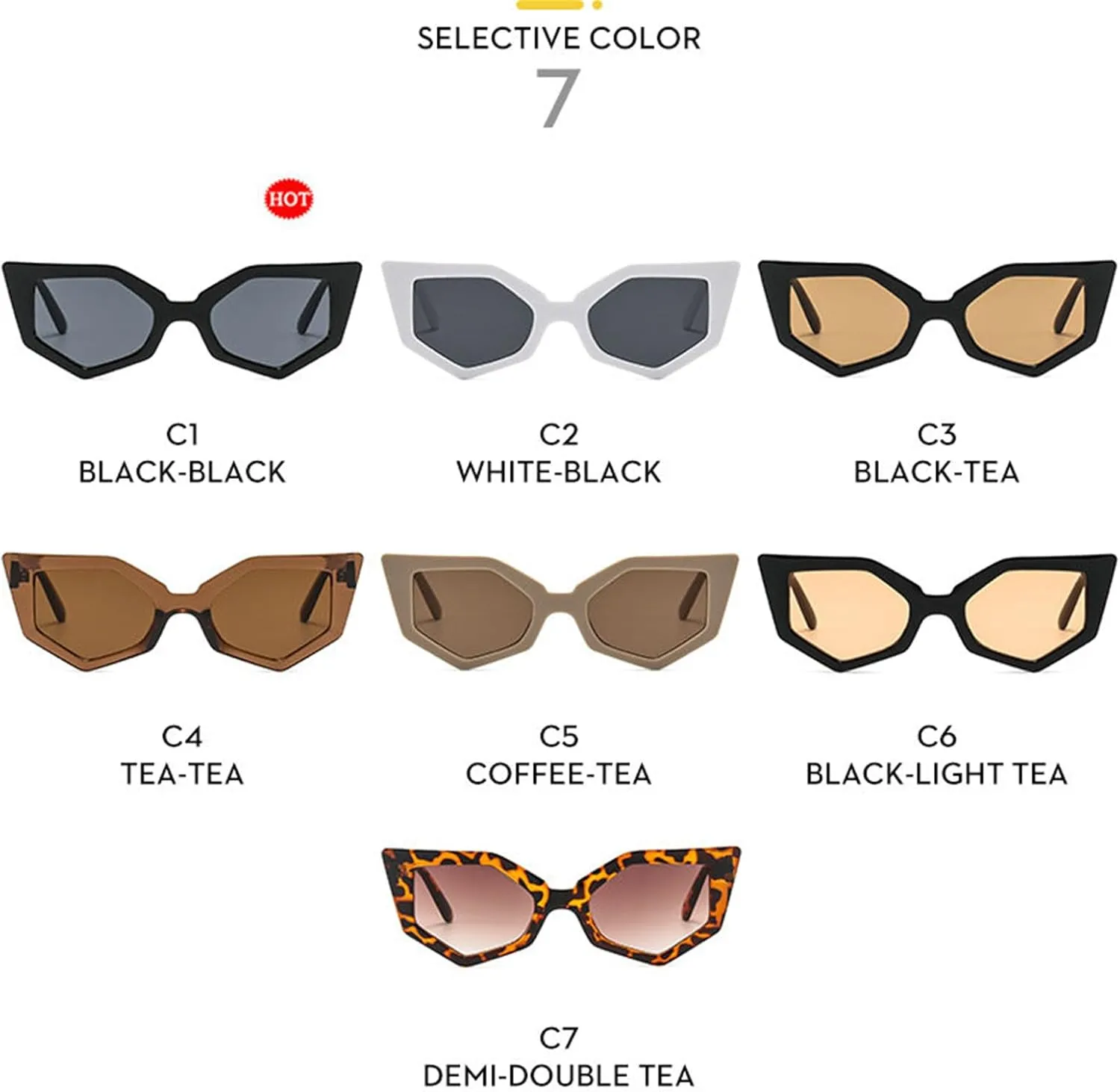 willochra Vintage Square Sunglasses Women Trendy Fashion Polygon Female Sunglasses Eyewear Luxury Cat Eye Shades for Ladies