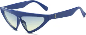 willochra Vintage Triangle Cat Eye Sunglasses Women Fashion Designer Jelly Pink Shades UV400 Men Rivets Sun Glasses